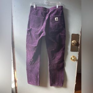 Carhartt corduroy purple jeans- relaxed fit